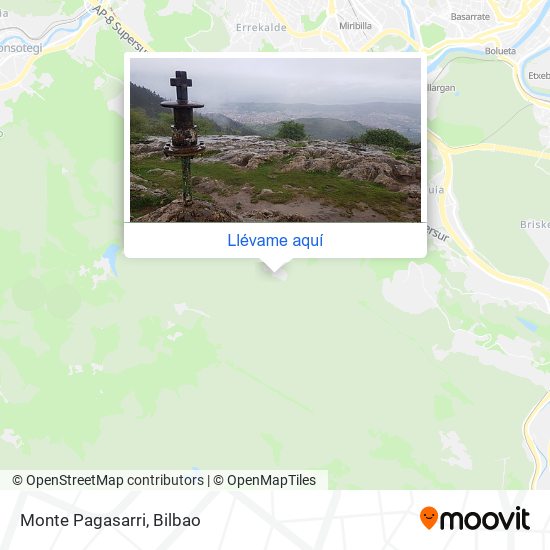 Mapa Monte Pagasarri