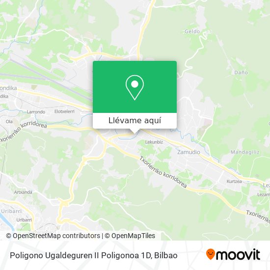 Mapa Poligono Ugaldeguren II Poligonoa 1D