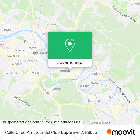 Mapa Calle Circo Amateur del Club Deportivo 2