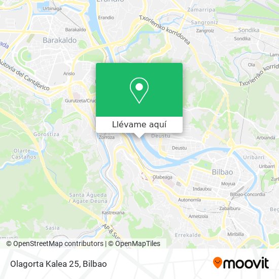 Mapa Olagorta Kalea 25