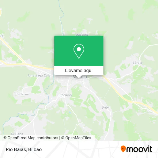 Mapa Río Baias