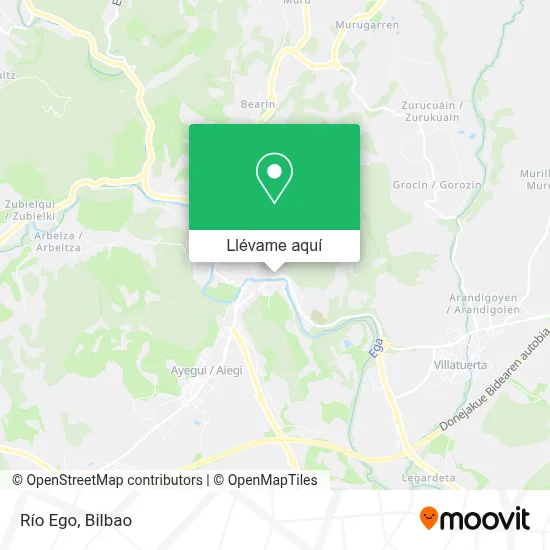 Mapa Río Ego