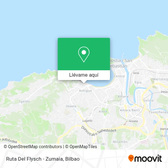 Mapa Ruta Del Flysch - Zumaia