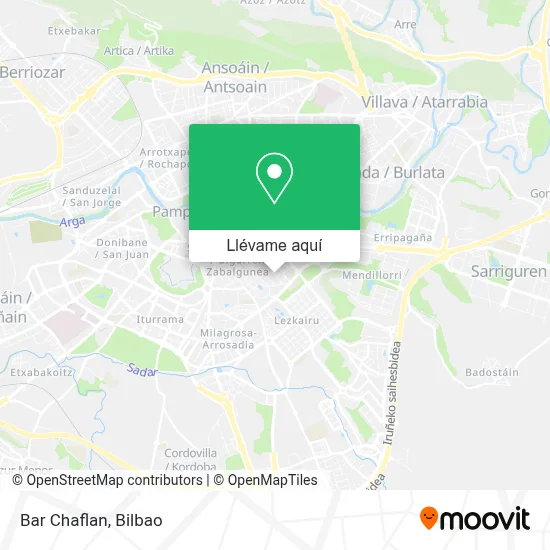 Mapa Bar Chaflan