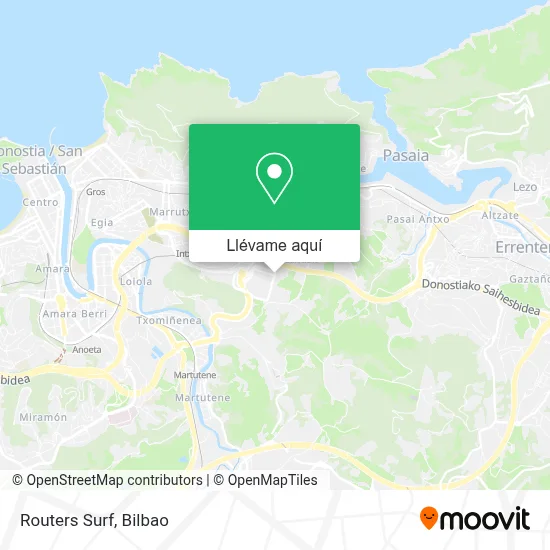 Mapa Routers Surf