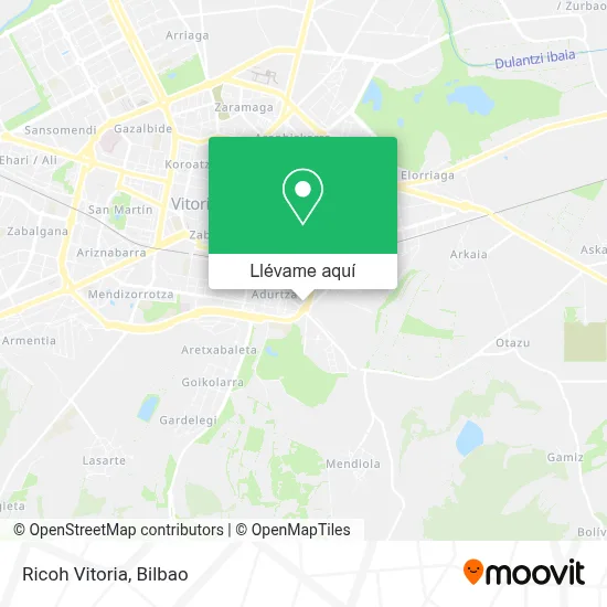 Mapa Ricoh Vitoria