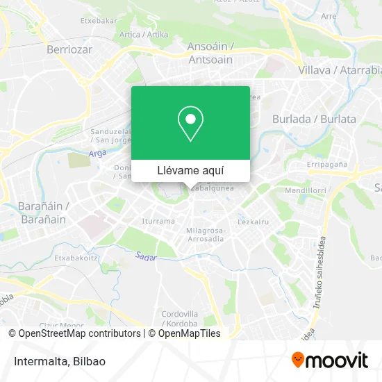Mapa Intermalta