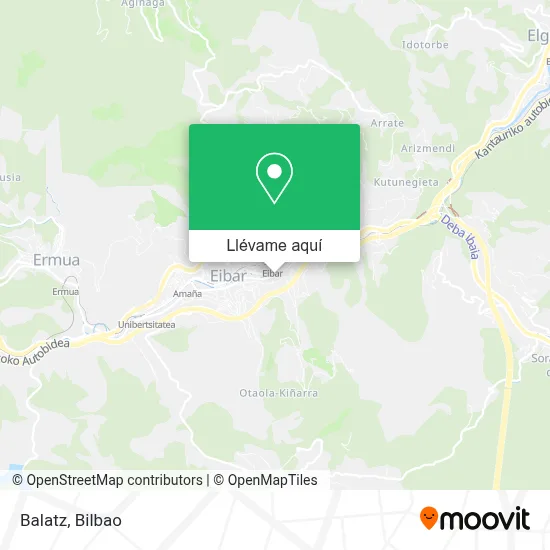Mapa Balatz