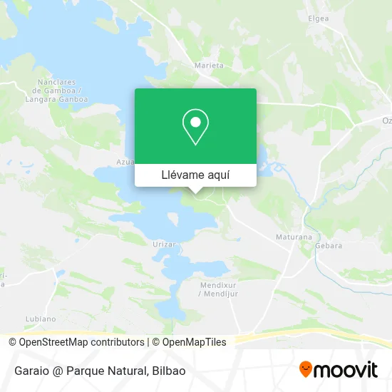 Mapa Garaio @ Parque Natural