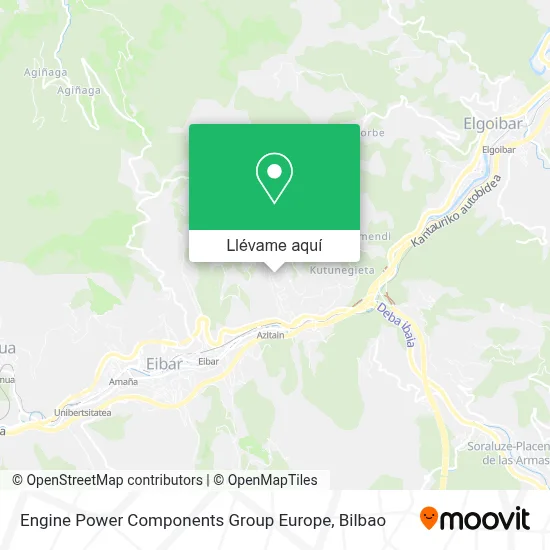 Mapa Engine Power Components Group Europe