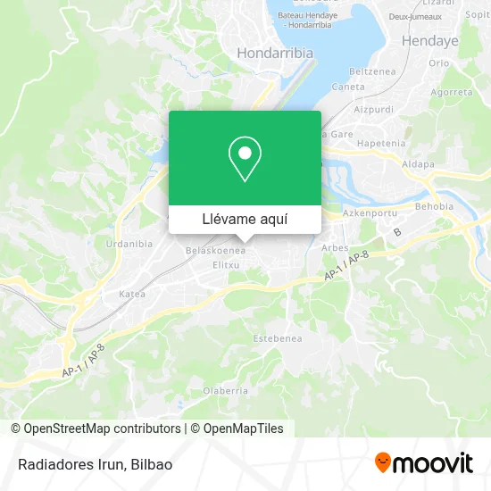 Mapa Radiadores Irun