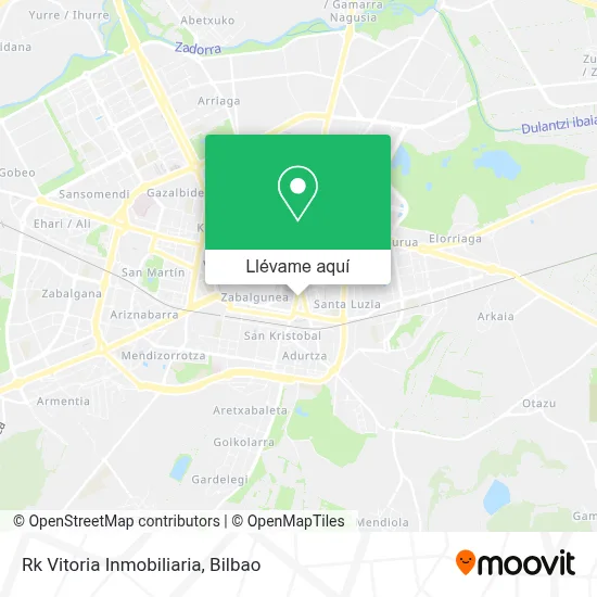 Mapa Rk Vitoria Inmobiliaria
