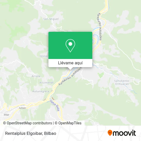 Mapa Rentalplus Elgoibar