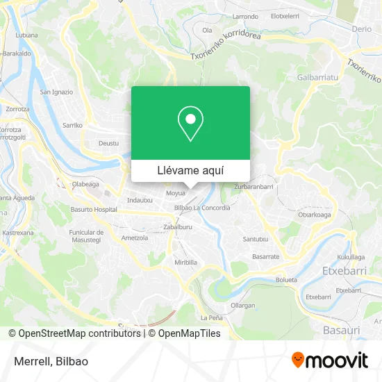 Mapa Merrell