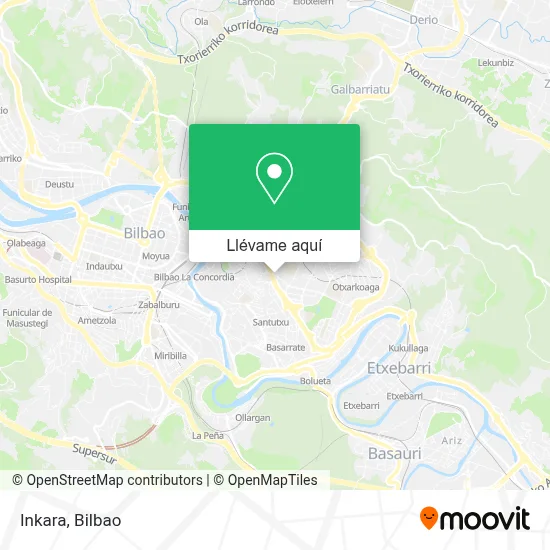 Mapa Inkara