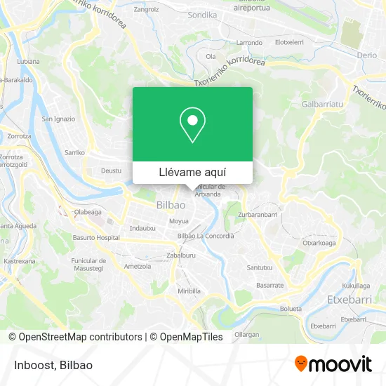Mapa Inboost