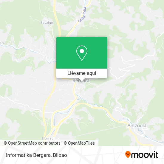 Mapa Informatika Bergara