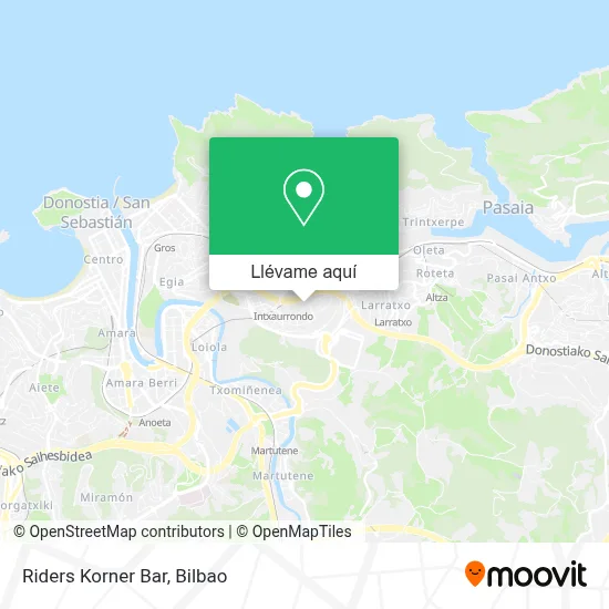 Mapa Riders Korner Bar