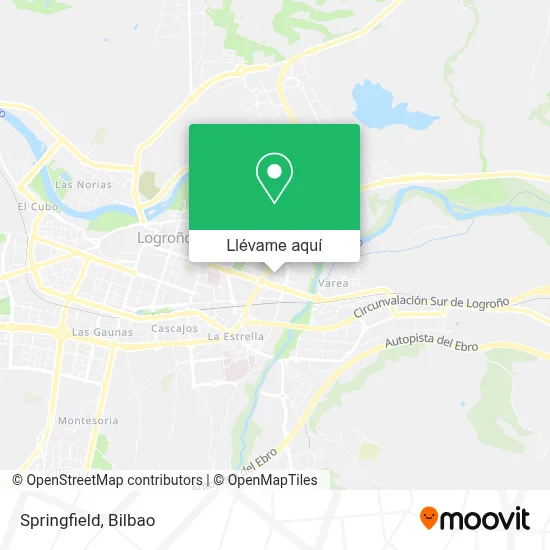 Mapa Springfield