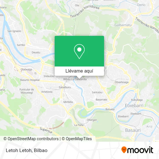 Mapa Letoh Letoh