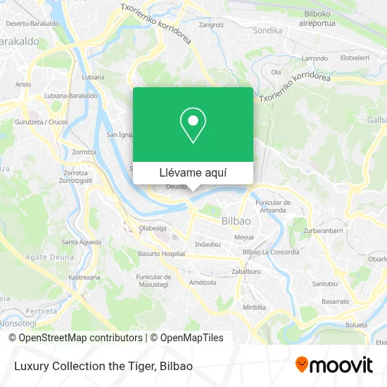 Mapa Luxury Collection the Tiger