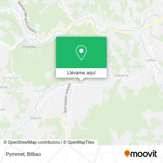 Mapa Pymmet