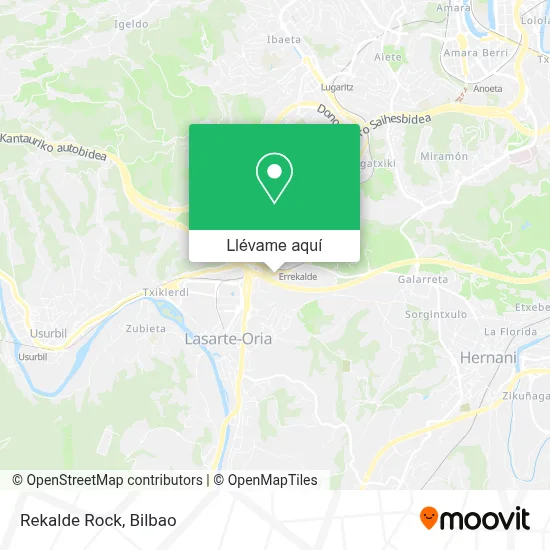 Mapa Rekalde Rock