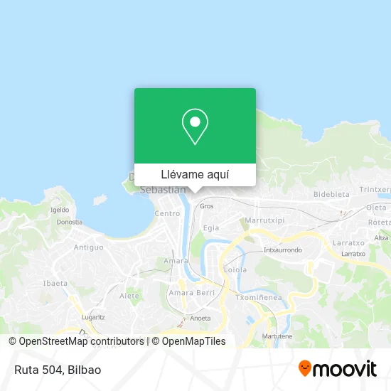 Mapa Ruta 504
