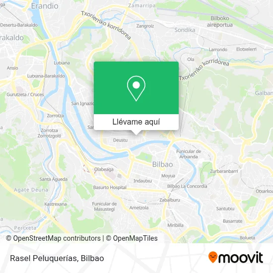 Mapa Rasel Peluquerías