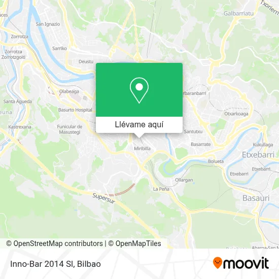 Mapa Inno-Bar 2014 Sl