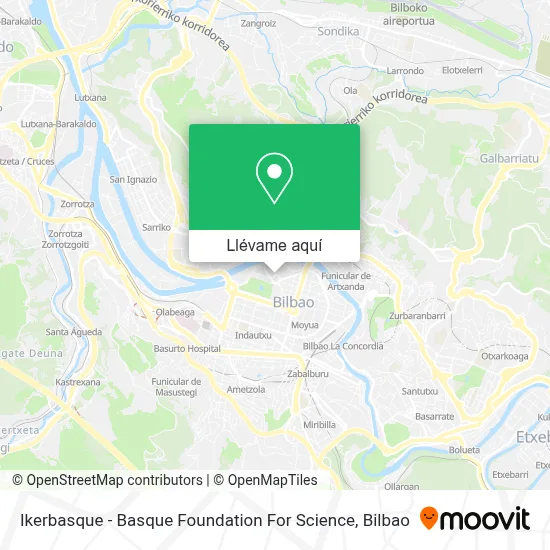 Mapa Ikerbasque - Basque Foundation For Science