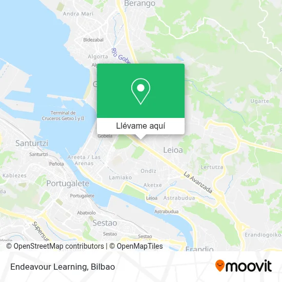 Mapa Endeavour Learning
