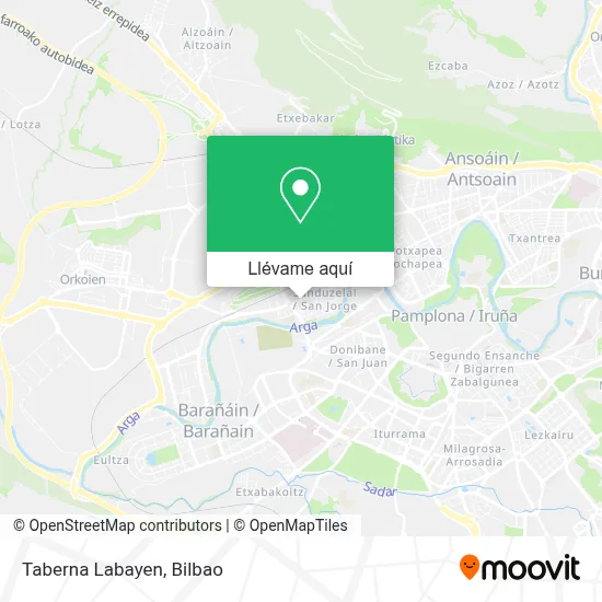 Mapa Taberna Labayen