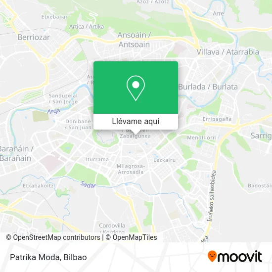 Mapa Patrika Moda