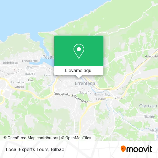 Mapa Local Experts Tours