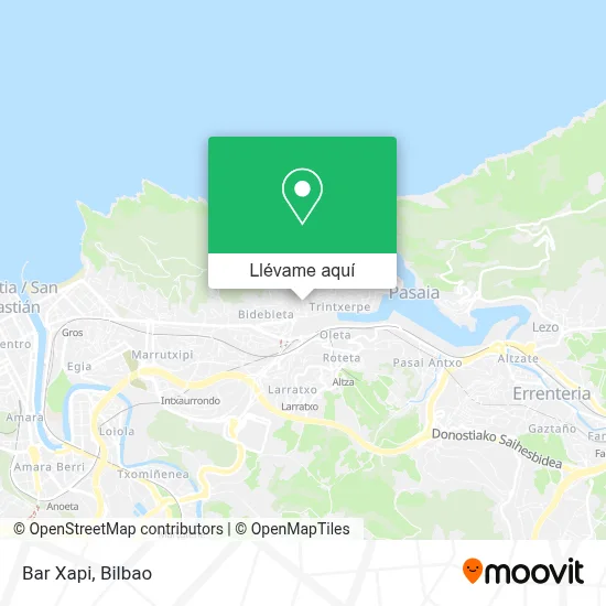 Mapa Bar Xapi