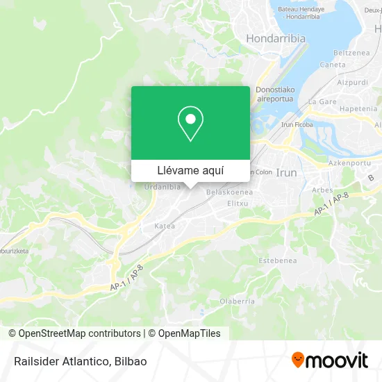 Mapa Railsider Atlantico