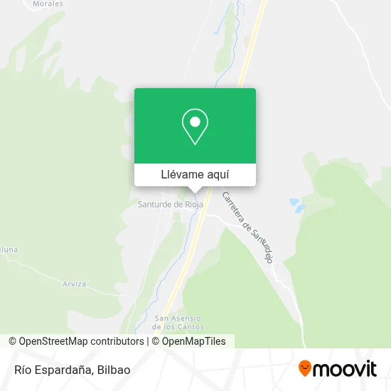 Mapa Río Espardaña