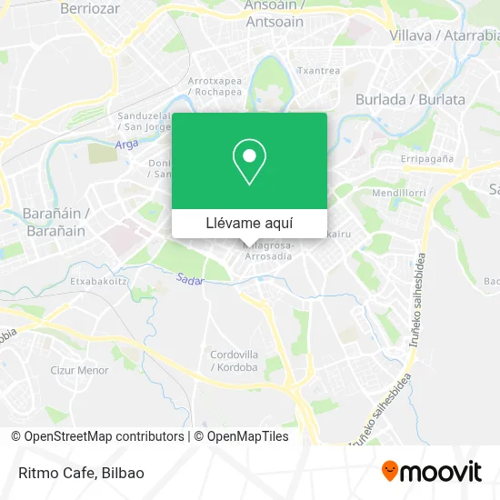 Mapa Ritmo Cafe