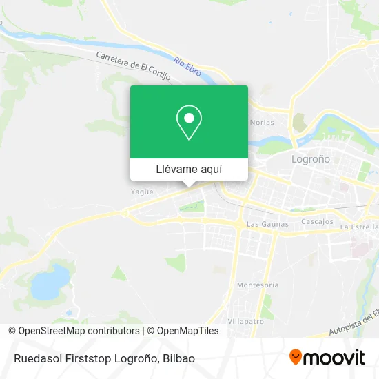 Mapa Ruedasol Firststop Logroño