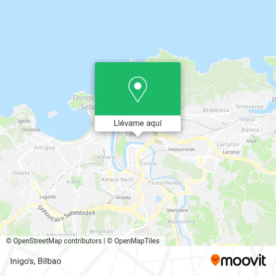 Mapa Inigo's