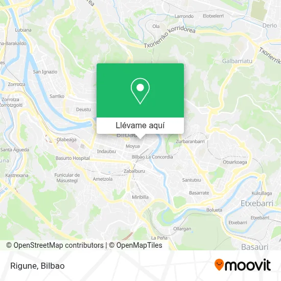 Mapa Rigune