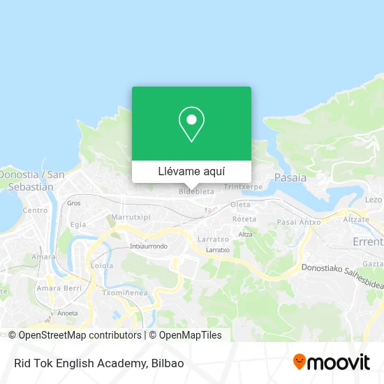Mapa Rid Tok English Academy