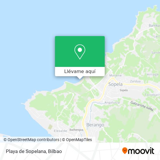 Mapa Playa de Sopelana