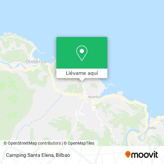 Mapa Camping Santa Elena