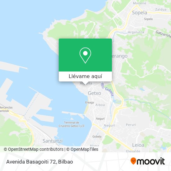 Mapa Avenida Basagoiti 72
