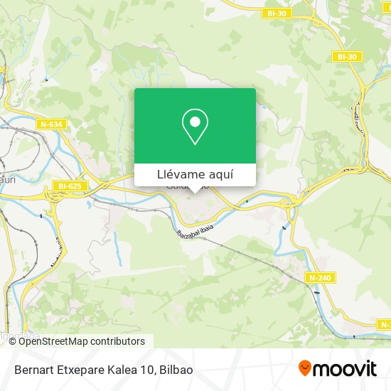 Mapa Bernart Etxepare Kalea 10