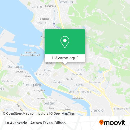 Mapa La Avanzada - Artaza Etxea
