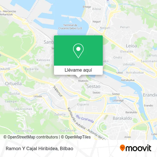 Mapa Ramon Y Cajal Hiribidea