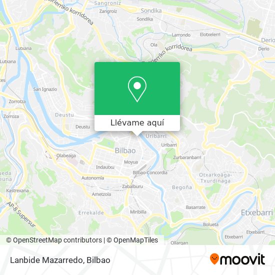 Mapa Lanbide Mazarredo